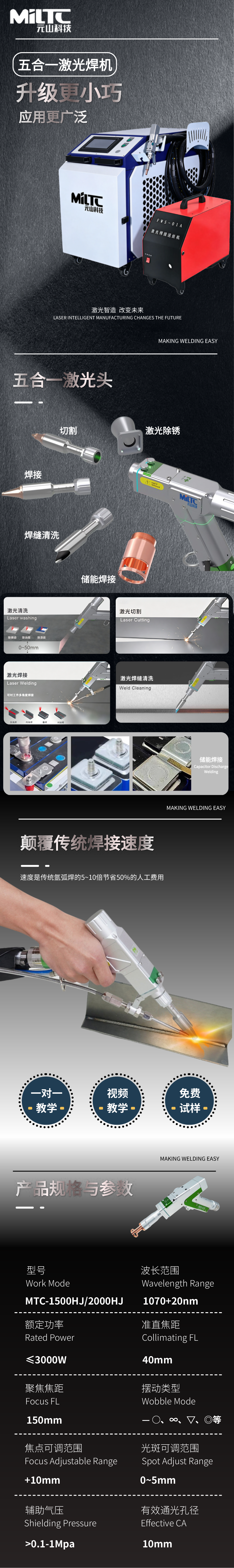 5-in-1 Multifunctional Laser Welder