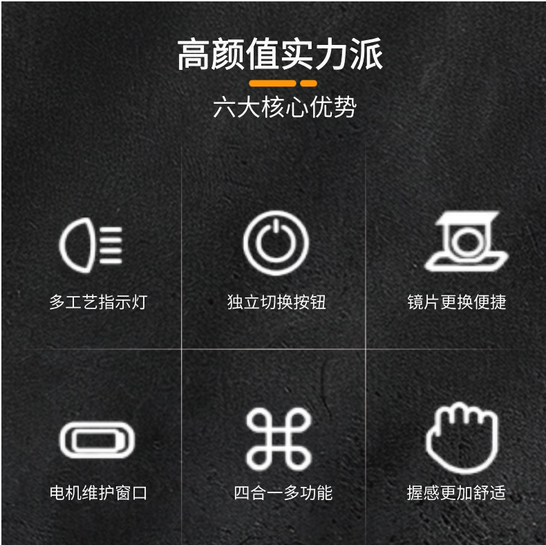 超强伟业SUP31F 手持激光风冷焊接头1500w多工艺指示灯多功能