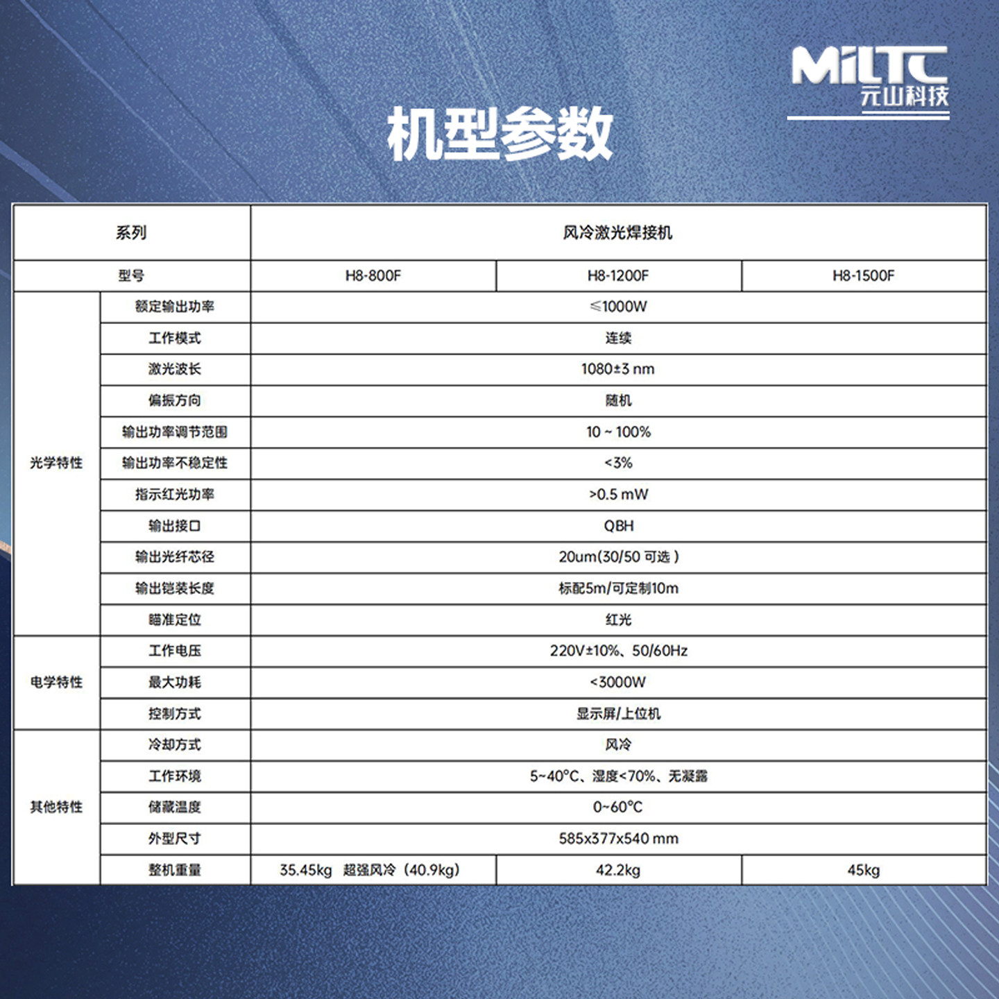 风冷式激光焊接机700W手持便携金属铝合金不锈钢碳钢镭射除锈清洗